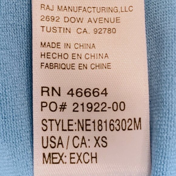 Next Bikini Bottom Swimwear High Waistband Blue Ribbed Women’s Extra Small XS - Picture 6 of 9